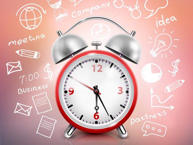 realistic clock business strategy composition 1284 19226