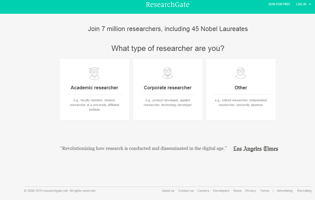 مرحله‌ی دوم: انتخاب کنید که چه محققی هستید.