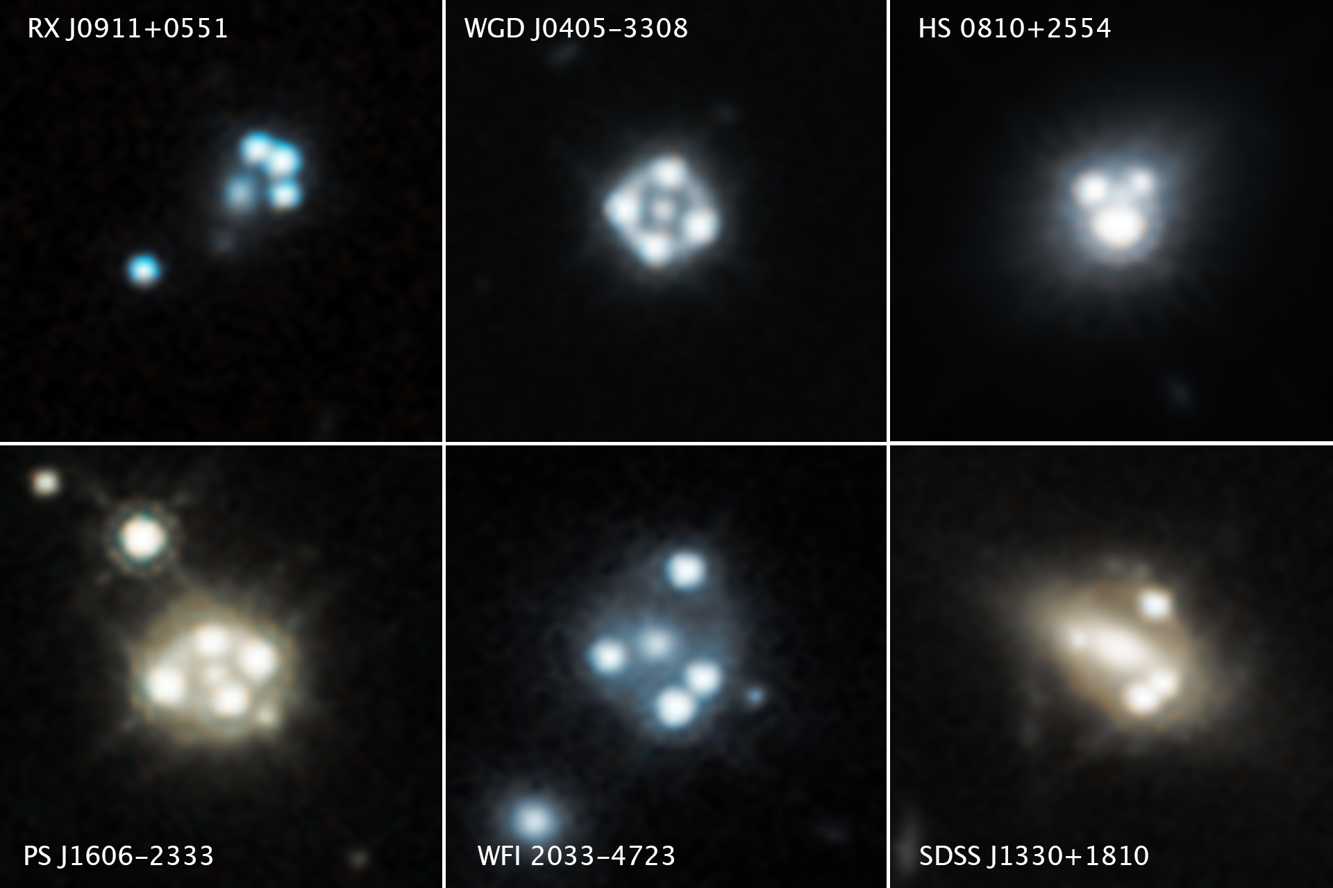 کشف توده های کوچک ماده تاریک با تلسکوپ هابل